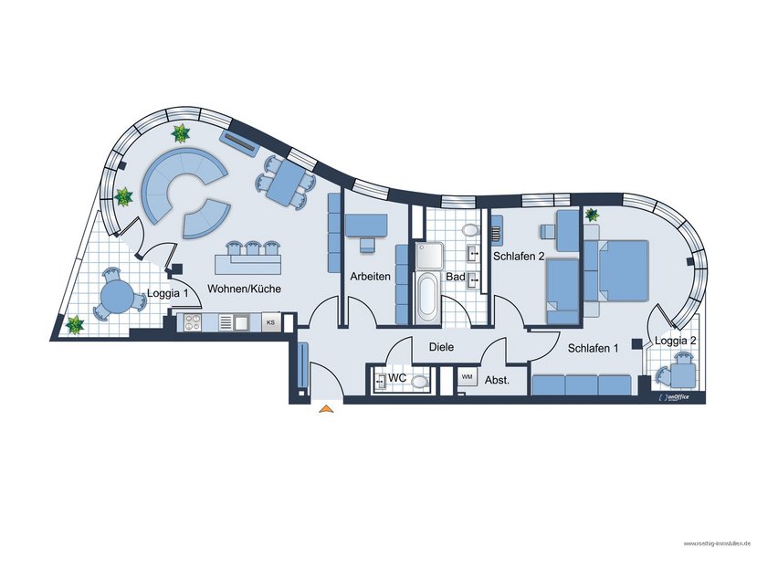 Grundriss Bauträger