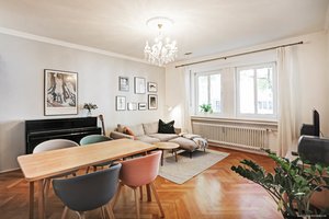 Bestlage Herzogpark: Kufsteiner Platz &amp; Isar. 3-Zi.-Whg. mit luftiger Deckenhöhe, Balkon &amp; Garage.