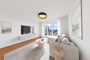 Bogenhausen - &quot;The Grand&quot; - Ruhige 4-Zimmer-Dachterrassenwhg. mit Blick bis zur Frauenkirche &amp; TG.