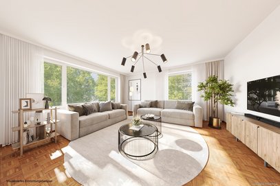 Freistehendes Einfamilienhaus auf traumhaftem Gartengrundstück mit viel Potenzial in Solln.