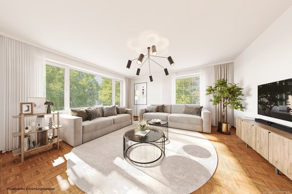 Freistehendes Einfamilienhaus auf traumhaftem Gartengrundstück mit viel Potenzial in Solln.