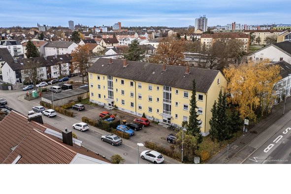 Verkauft im Bieterverfahren - Ingolstadt - Zwei gepflegte MFH's mit 12 Wohneinheiten, 12 Stellplätzen und nicht ausgebautem DG!