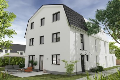 KfW55-Neubau! Moderne Doppelhaushälfte mit gehobener Ausstattung und Grundriss in München-Ramersdorf!