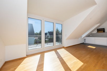 Licht, Weite, Alpenblick – 3-Zimmer-Maisonette-Wohnung.(Fertigstellung 2018, A+) mit Galerie, Terrasse &amp; Duplexstellplatz in Giesing