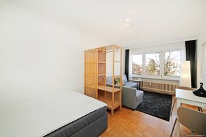 Möblierte 1-Zimmer-Wohnung im 2. Obergeschoss mit guter Verkehrsanbindung in Giesing!