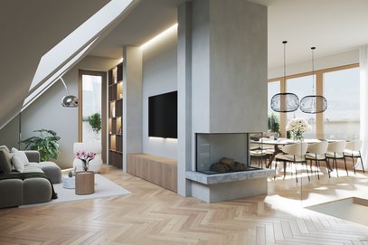 NY88 - 6-Zi-Penthouse-Maisonettewhg & privater Dachterrasse: Hochwertiges Wohnensemble in perf. Lage