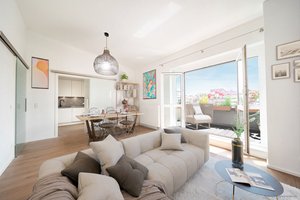 Verkauft im Bieterverfahren - Traumhafte Ruheoase in Sendling. Renovierte 3,5-Zimmer-Dachterrassenwhg mit Lift, Fernwärme &amp; 2 TGs.