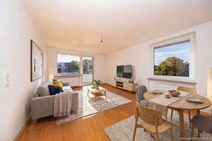 Weitläufige 3-Zimmer-Wohnung mit sonnigem Südbalkon, Tiefgaragenstellplatz &amp; Kellerabteil in Berg am Laim.